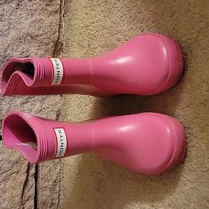 Hunter Kids Bright Pink Rain Boots